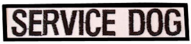 Service Dog Bar Patch, Sm.